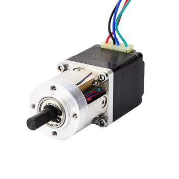 Nema 11 Step Motor L=31mm Arka Şaft ve Dişli Oranı 5:1 Planet Dişli Kutusu