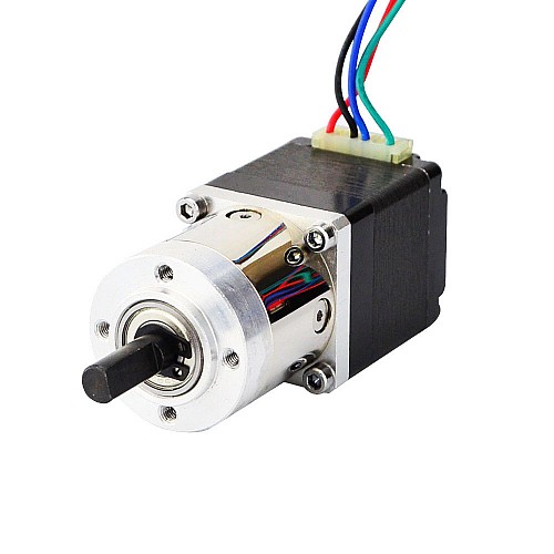 Nema 11 Step Motor L=31mm Arka Şaft ve Dişli Oranı 5:1 Planet Dişli Kutusu