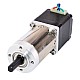 Nema 11 Step Motor L=31mm Arka Şaft ve Vida Deliği Dişli Oranı 100:1 Şanzıman