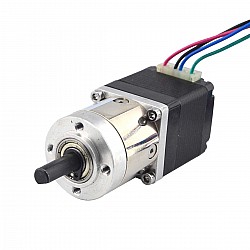 Nema 11 Step Motor L=31mm Arka Şaft ve Vida Deliği Dişli Oranı 5:1 Şanzıman
