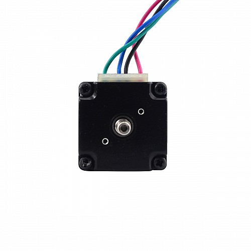 Nema 11 Step Motor L=51mm Arka Şaft, Vida Deliği ve 14:1 Dişli Oranı ile Nema 11 Step Motor L=51mm Arka Şaft, Vida Deliği ve 14:1 Dişli Oranı ile