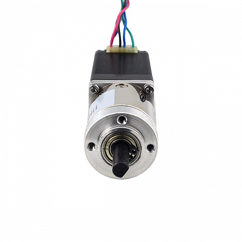 Nema 11 Step Motor L=51mm Arka Şaft, Vida Deliği ve 14:1 Dişli Oranı ile Nema 11 Step Motor L=51mm Arka Şaft, Vida Deliği ve 14:1 Dişli Oranı ile