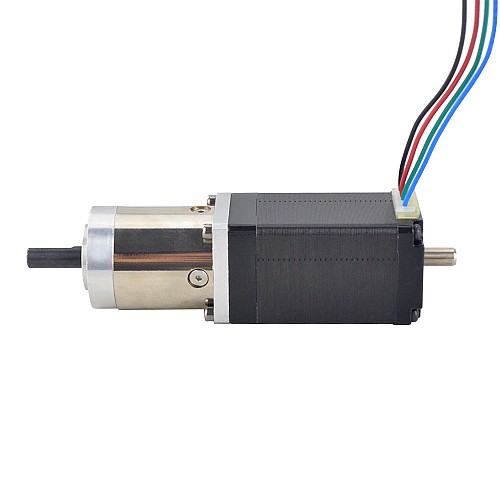 Nema 11 Çift Şaftlı Step Motor Bipolar L=51mm Dişli Oranı 14:1 Planet Dişli Kutusu 9,5mm Arka Şaft Uzunluğu Nema 11 Çift Şaftlı Step Motor Bipolar L=51mm Dişli Oranı 14:1 Planet Dişli Kutusu 9,5mm Arka Şaft Uzunluğu