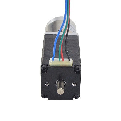 Nema 11 Çift Şaftlı Step Motor Bipolar L=51mm Dişli Oranı 14:1 Planet Dişli Kutusu 9,5mm Arka Şaft Uzunluğu Nema 11 Çift Şaftlı Step Motor Bipolar L=51mm Dişli Oranı 14:1 Planet Dişli Kutusu 9,5mm Arka Şaft Uzunluğu
