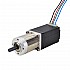 Nema 11 Çift Şaftlı Step Motor Bipolar L=51mm Dişli Oranı 14:1 Planet Dişli Kutusu 9,5mm Arka Şaft Uzunluğu
