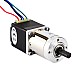 Nema 11 Step Motor L=31mm Arka Şaft ve Dişli Oranı 27:1 Planet Dişli Kutusu Nema 11 Step Motor L=31mm Arka Şaft ve Dişli Oranı 27:1 Planet Dişli Kutusu