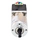 Nema 11 Step Motor L=31mm Arka Şaft ve Vida Deliği Dişli Oranı 100:1 Şanzıman