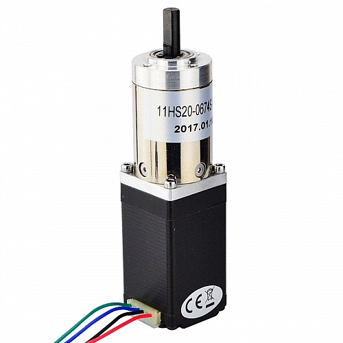 Nema 11 Step Motor Bipolar L=51mm 0.67A 100:1 Planet Dişli Oranlı Nema 11 Step Motor Bipolar L=51mm 0.67A 100:1 Planet Dişli Oranlı