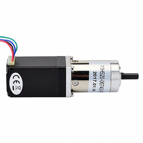 Nema 11 Step Motor Bipolar L=51mm 0.67A 100:1 Planet Dişli Oranlı Nema 11 Step Motor Bipolar L=51mm 0.67A 100:1 Planet Dişli Oranlı