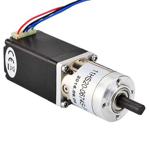 Nema 11 Step Motor Bipolar L=51mm Dişli Oranı 19:1 Planet Dişli Kutusu