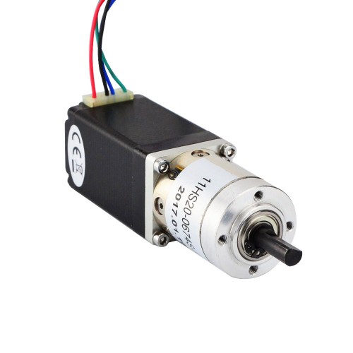 Nema 11 Step Motor Bipolar L=51mm Dişli Oranı 27:1 Planet Dişli Kutusu