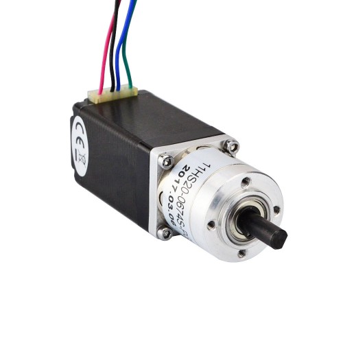 Nema 11 Step Motor Bipolar L=51mm Dişli Oranı 5:1 Planet Dişli Kutusu