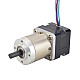 Nema 14 Çift Şaftlı Step Motor Bipolar L=28mm Dişli Oranı 19:1 Planet Dişli Kutusu 9,5mm Arka Şaft Uzunluğu