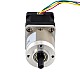 Nema 14 Step Motor L=34mm Arka Şaft, Vida Deliği ve Dişli Oranı 19:1 Şanzıman