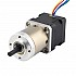 Nema 14 Step Motor L=34mm Arka Şaft, Vida Deliği ve Dişli Oranı 19:1 Şanzıman