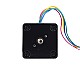 Nema 14 Step Motor L=34mm Arka Şaft, Vida Deliği ve 51:1 Dişli Oranı ile
