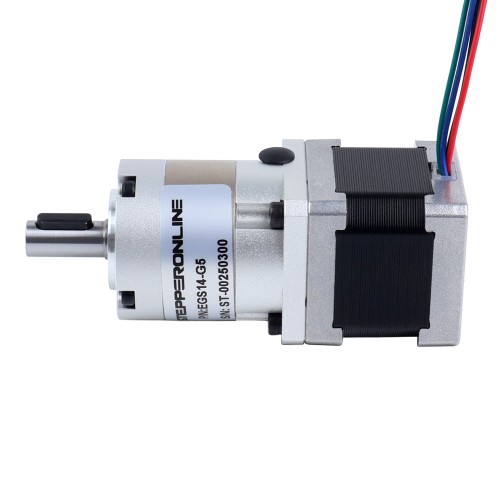 Nema 14 Step Motor Bipolar L=34mm Dişli Oranı 5:1 EG Serisi Planet Dişli Kutusu
