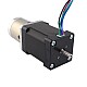 Nema 14 Step Motor L=52mm Arka Şaft, Vida Deliği ve 14:1 Dişli Oranı ile