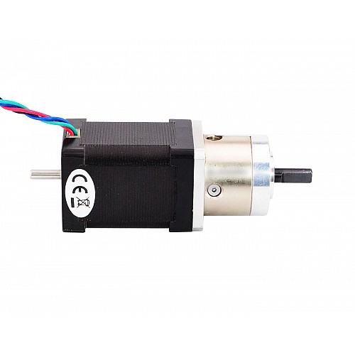 Nema 14 Step Motor L=52mm Arka Şaft ve Dişli Oranı 4:1 Planet Dişli Kutusu Nema 14 Step Motor L=52mm Arka Şaft ve Dişli Oranı 4:1 Planet Dişli Kutusu