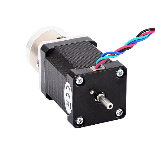 Nema 14 Step Motor L=52mm Arka Şaft ve Dişli Oranı 4:1 Planet Dişli Kutusu Nema 14 Step Motor L=52mm Arka Şaft ve Dişli Oranı 4:1 Planet Dişli Kutusu