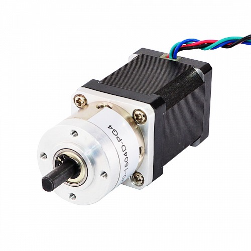 Nema 14 Step Motor L=52mm Arka Şaft ve Dişli Oranı 4:1 Planet Dişli Kutusu Nema 14 Step Motor L=52mm Arka Şaft ve Dişli Oranı 4:1 Planet Dişli Kutusu