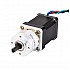 Nema 14 Step Motor L=52mm Arka Şaft ve Dişli Oranı 4:1 Planet Dişli Kutusu