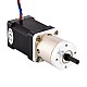 Nema 14 Step Motor Bipolar L=52mm Dişli Oranı 14:1 Planet Dişli Kutusu