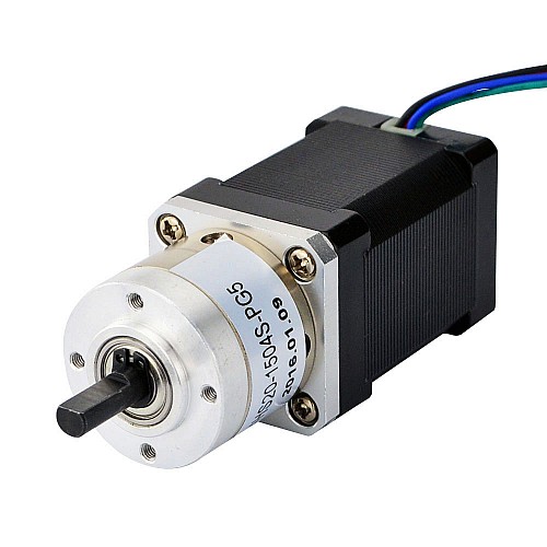 Nema 14 Step Motor Bipolar L=52mm Dişli Oranı 5:1 Planet Dişli Kutusu