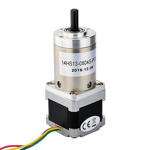 Nema 14 Step Motor Bipolar L=34mm Dişli Oranı 100:1 Planet Dişli Kutusu Nema 14 Step Motor Bipolar L=34mm Dişli Oranı 100:1 Planet Dişli Kutusu