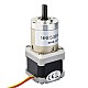 Nema 14 Step Motor Bipolar L=34mm Dişli Oranı 27:1 Planet Dişli Kutusu