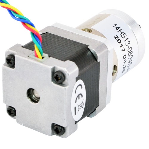 Nema 14 Step Motor Bipolar L=34mm Dişli Oranı 51:1 Planet Dişli Kutusu