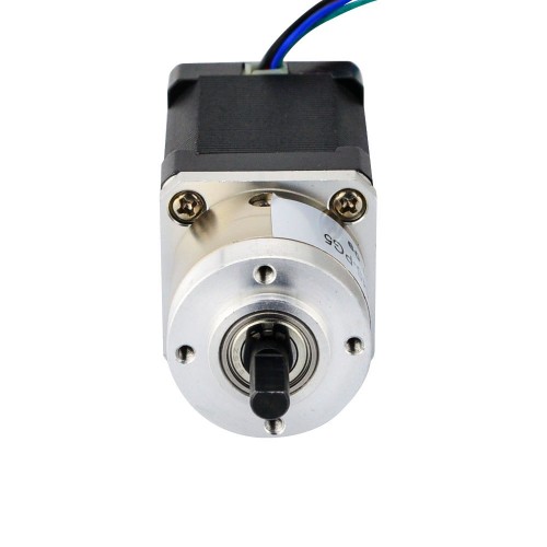 Nema 14 Step Motor Bipolar L=52mm Dişli Oranı 5:1 Planet Dişli Kutusu