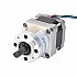 Nema 16 Step Motor Bipolar L=34mm Dişli Oranı 5:1 Planet Dişli Kutusu