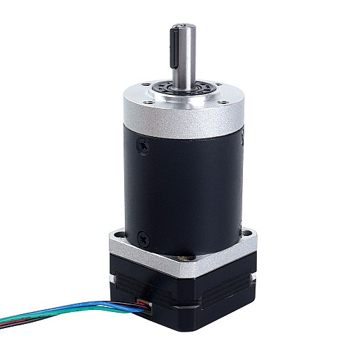 CN Satışta - Nema 17 Bipolar Step Motor Dişli Oranı 100:1 Planet Dişli Kutusu Çıkış Torku 10Nm(1416.12oz.in)