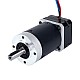 CN Satışta - Nema 17 Bipolar Step Motor Dişli Oranı 100:1 Planet Dişli Kutusu Çıkış Torku 10Nm(1416.12oz.in)