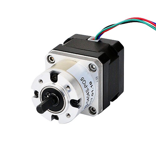 Nema 17 Step Motor Bipolar L=34mm Dişli Oranı 5:1 Planet Dişli Kutusu
