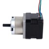 Nema 17 Step Motor Bipolar L=34mm Dişli Oranı 5:1 Planet Dişli Kutusu 300mm Kablo ve Konnektör ile