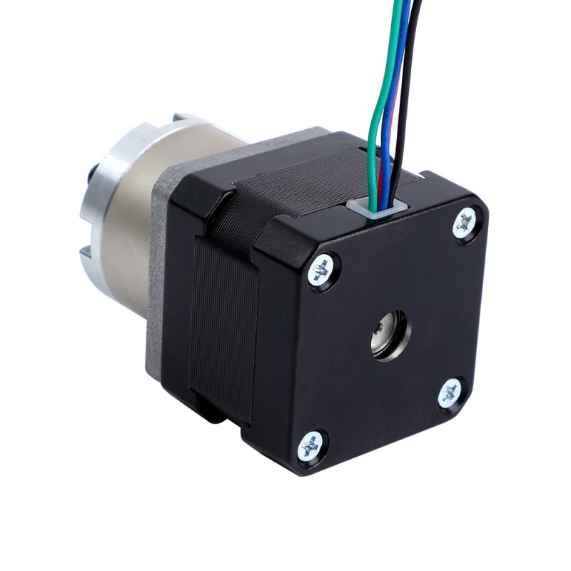 Nema 17 Step Motor Bipolar L=34mm Dişli Oranı 5:1 Planet Dişli Kutusu 300mm Kablo ve Konnektör ile