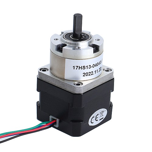 Nema 17 Step Motor Bipolar L=34mm Dişli Oranı 5:1 Planet Dişli Kutusu 300mm Kablo ve Konnektör ile Nema 17 Step Motor Bipolar L=34mm Dişli Oranı 5:1 Planet Dişli Kutusu 300mm Kablo ve Konnektör ile