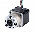 Nema 17 Step Motor Bipolar L=34mm Dişli Oranı 5:1 Planet Dişli Kutusu 300mm Kablo ve Konnektör ile