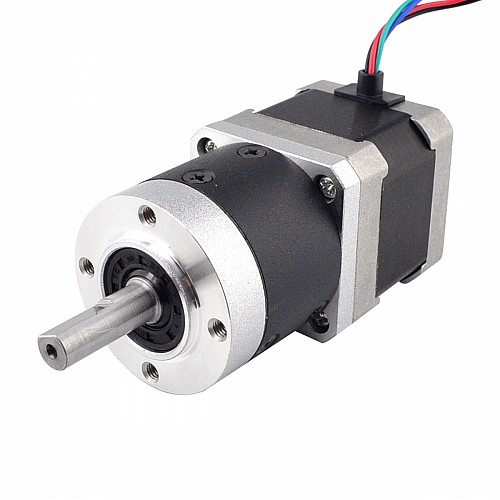 Nema 17 Step Motor L=39mm Dişli Oranı 10:1 Yüksek Hassasiyetli Planet Dişli Kutusu