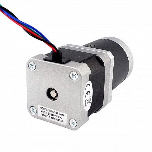 Nema 17 Step Motor L=39mm Dişli Oranı 20:1 Yüksek Hassasiyetli Planet Dişli Kutusu