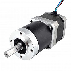 Nema 17 Step Motor L=39mm Dişli Oranı 20:1 Yüksek Hassasiyetli Planet Dişli Kutusu