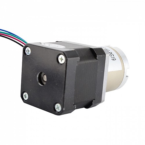 Nema 17 Step Motor Bipolar L=39mm Dişli Oranı 19:1 Planet Dişli Kutusu Nema 17 Step Motor Bipolar L=39mm Dişli Oranı 19:1 Planet Dişli Kutusu