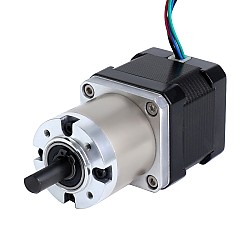 Nema 17 Step Motor Bipolar L=39mm Dişli Oranı 19:1 Planet Dişli Kutusu