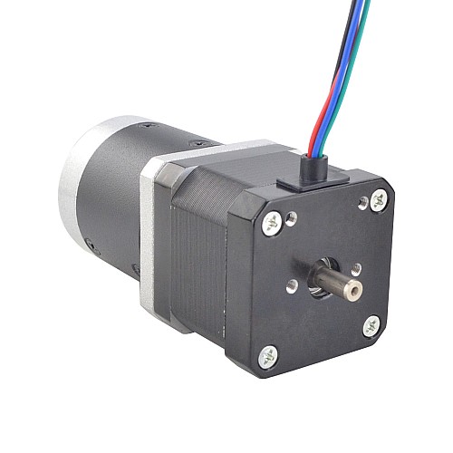 Nema 17 Çift Şaftlı Adım Motoru L=39mm Dişli Oranı 50:1 Yüksek Hassasiyetli Planet Dişli Kutusu 9,5mm Arka Şaft Uzunluğu Nema 17 Çift Şaftlı Adım Motoru L=39mm Dişli Oranı 50:1 Yüksek Hassasiyetli Planet Dişli Kutusu 9,5mm Arka Şaft Uzunluğu