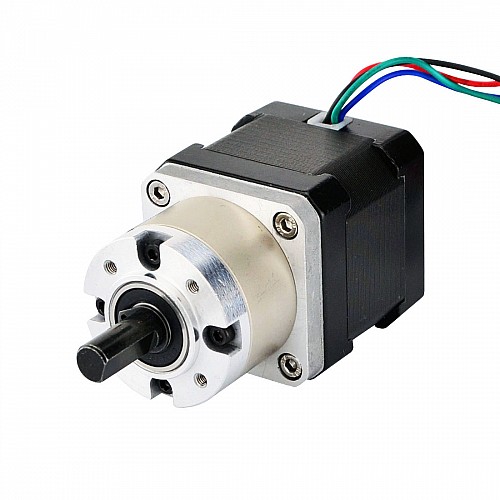 Nema 17 Step Motor Bipolar L=40mm Dişli Oranı 5:1 Planet Dişli Kutusu