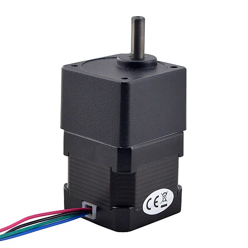 Nema 17 Step Motor Mahmuzlu Redüktör Dişli Oranı 10:1 Nema 17 Step Motor Mahmuzlu Redüktör Dişli Oranı 10:1