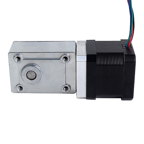 Nema 17 Step Motor L=39mm 1.68A Dişli Oranı 40:1 Kare Sonsuz Şanzıman Nema 17 Step Motor L=39mm 1.68A Dişli Oranı 40:1 Kare Sonsuz Şanzıman