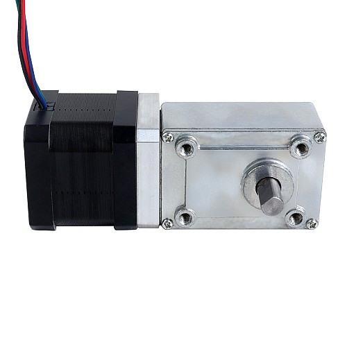 Nema 17 Step Motor L=39mm 1.68A Dişli Oranı 40:1 Kare Sonsuz Şanzıman Nema 17 Step Motor L=39mm 1.68A Dişli Oranı 40:1 Kare Sonsuz Şanzıman